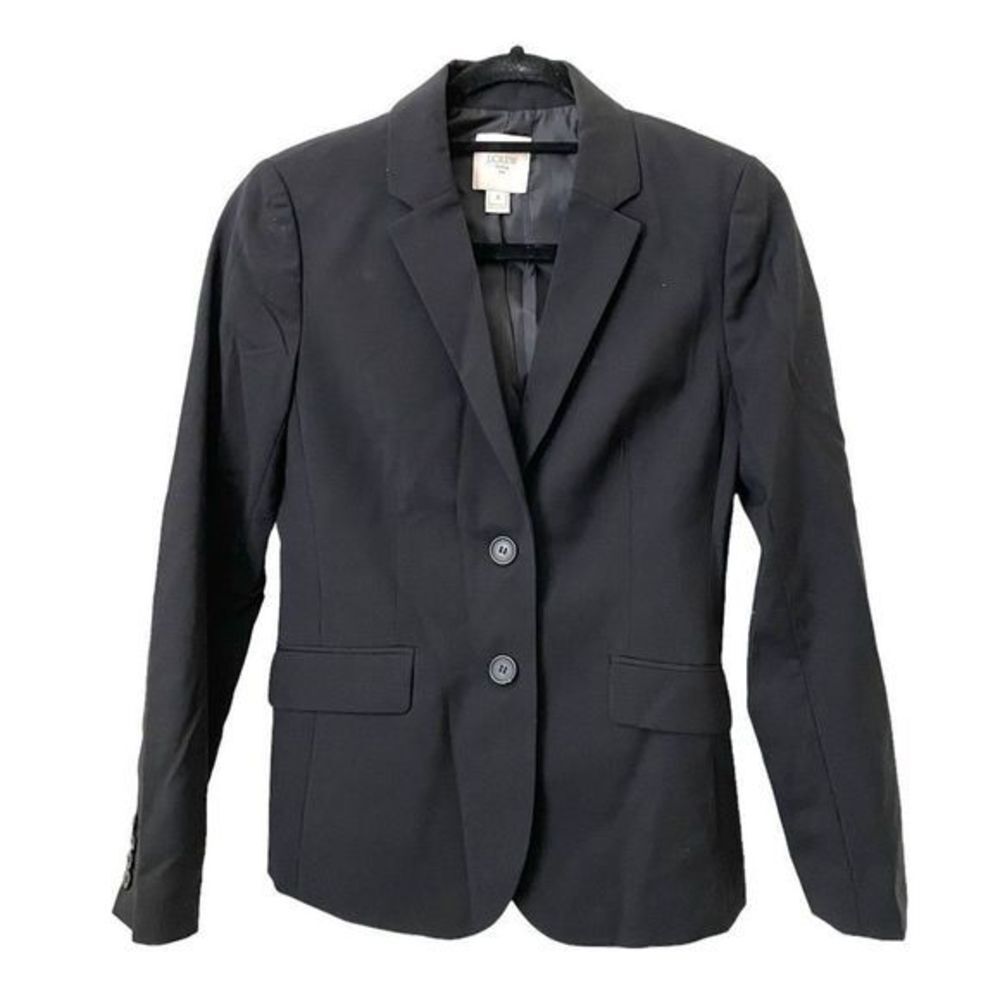 JCREW Womens Fitted Wool Blazer Sz 4